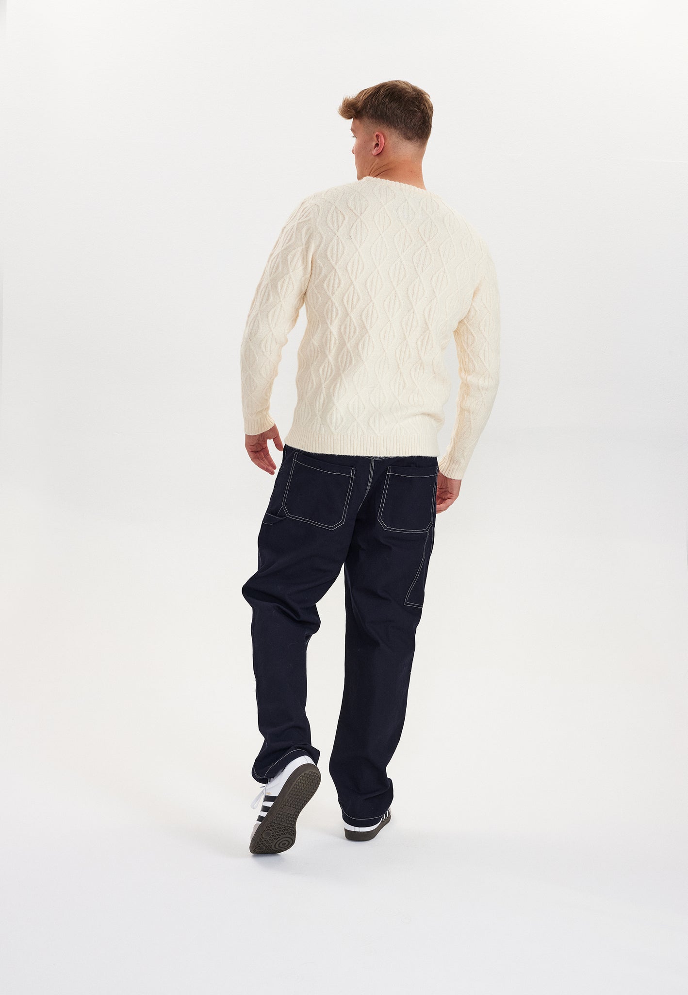 DXNMXRK. DX-Diego Knitwear Off white