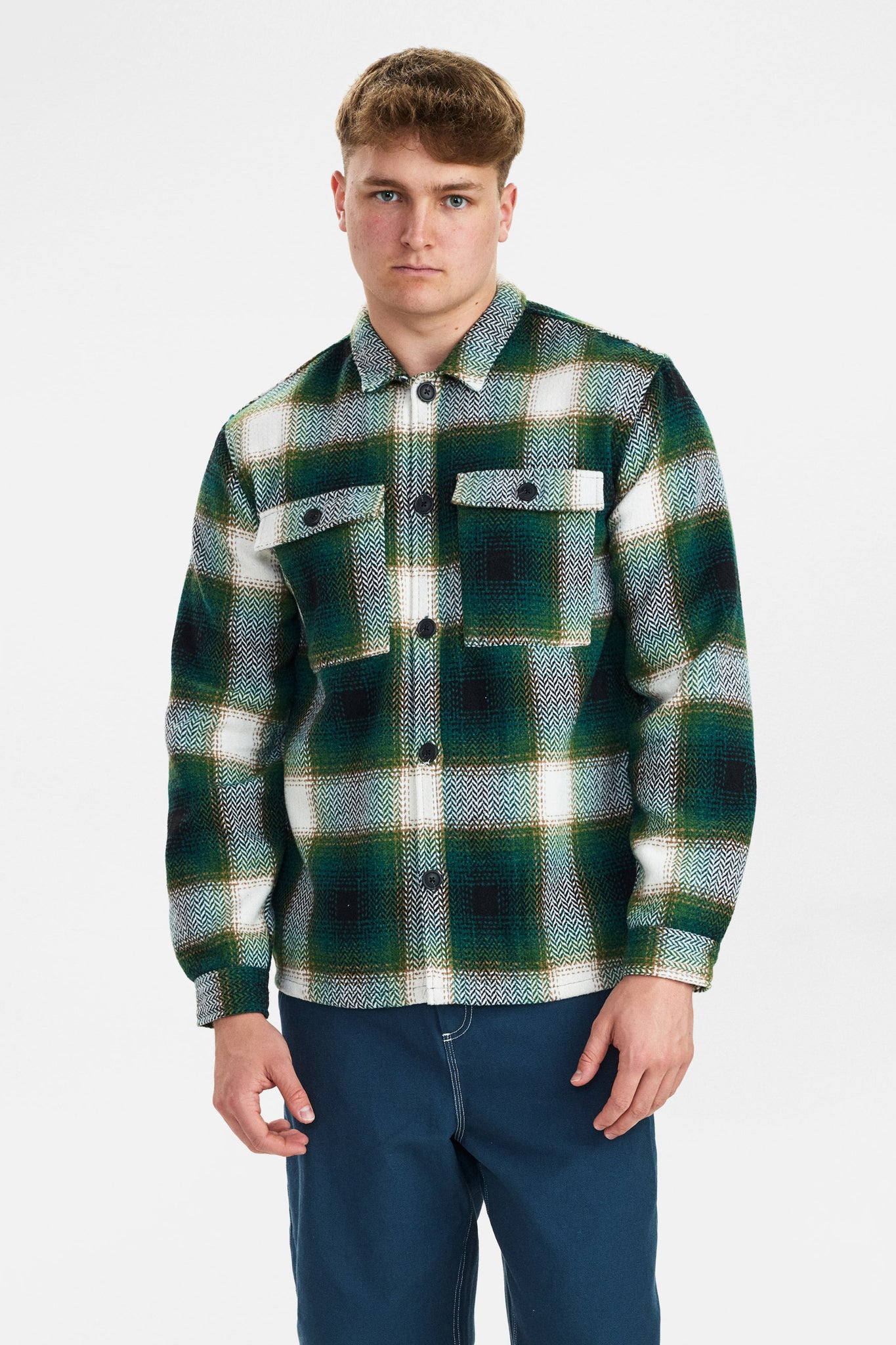 DXNMXRK. DXEbbi Overshirt Green