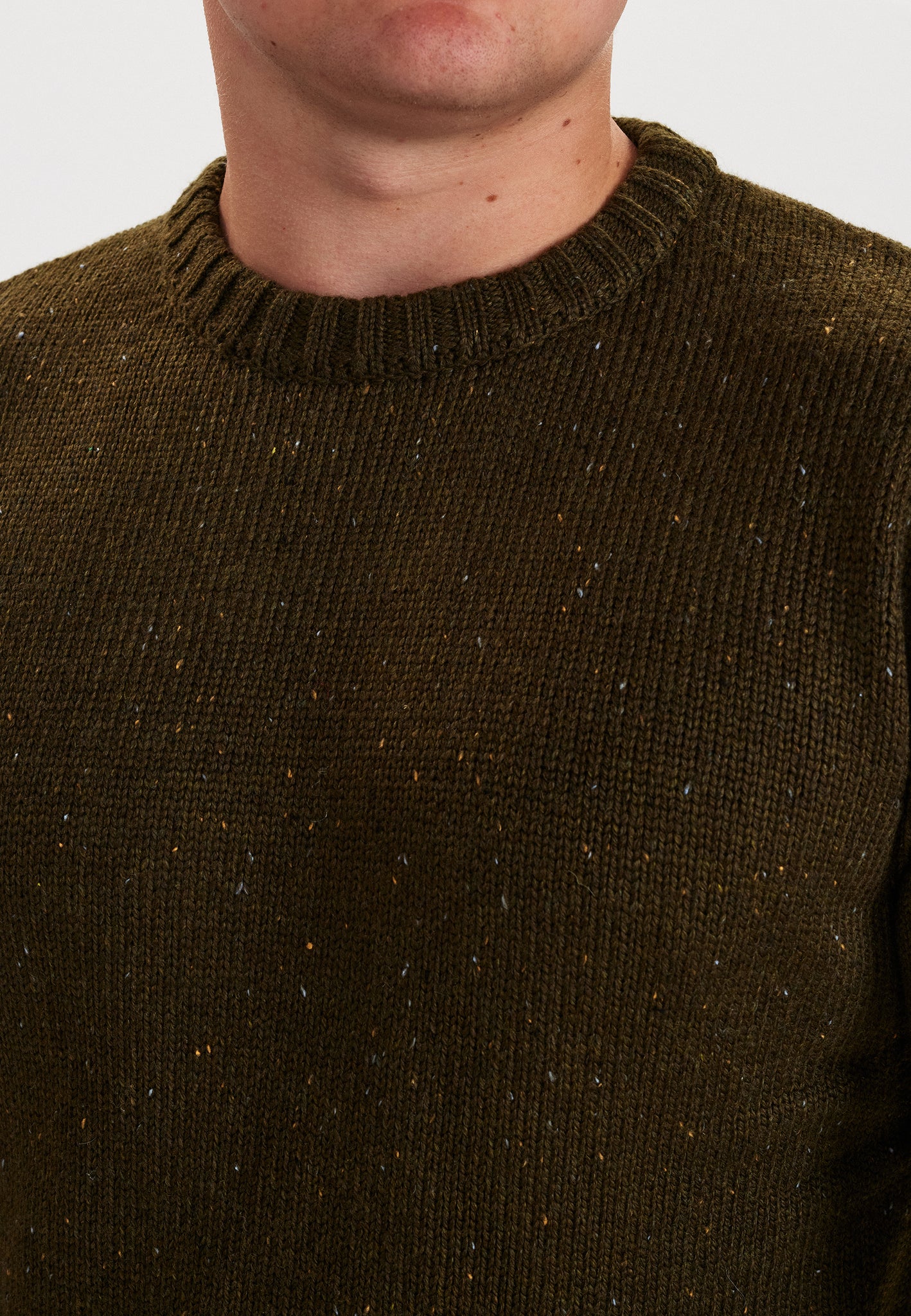 DXNMXRK. DXEbrahim Knitwear Army green