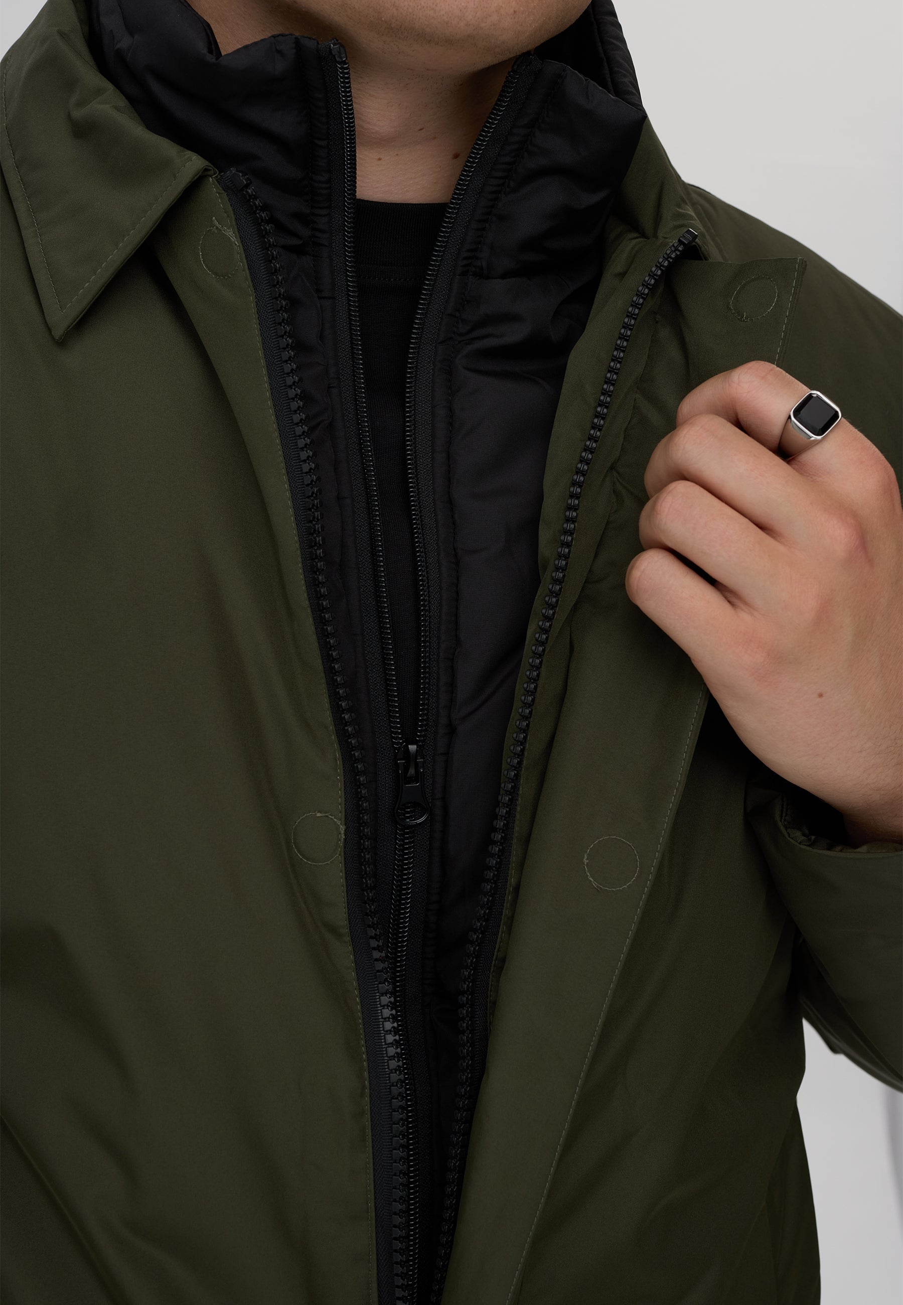 DXNMXRK. DXFarmand Jacket Army green