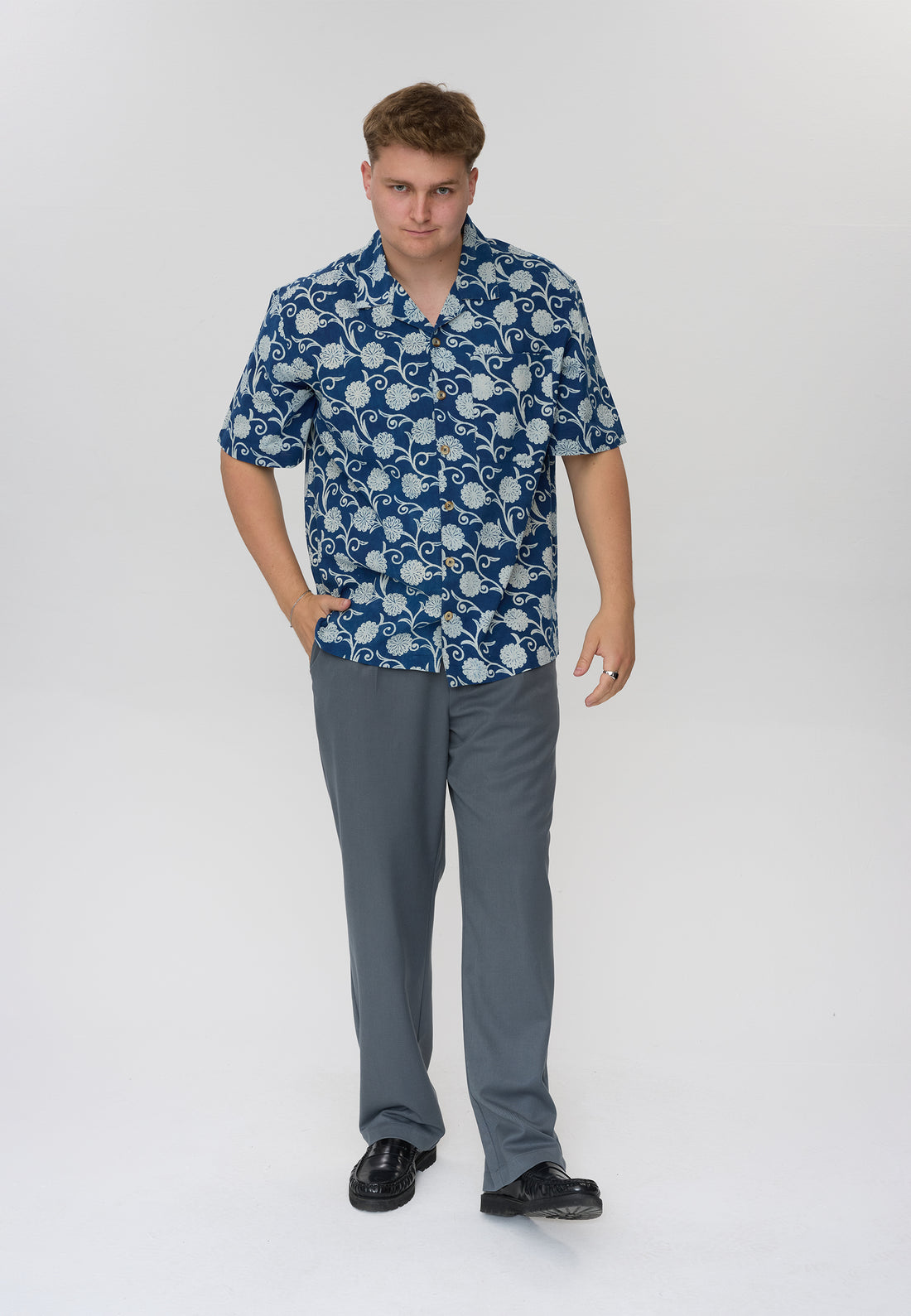 DXNMXRK. DXFester Shirt navy