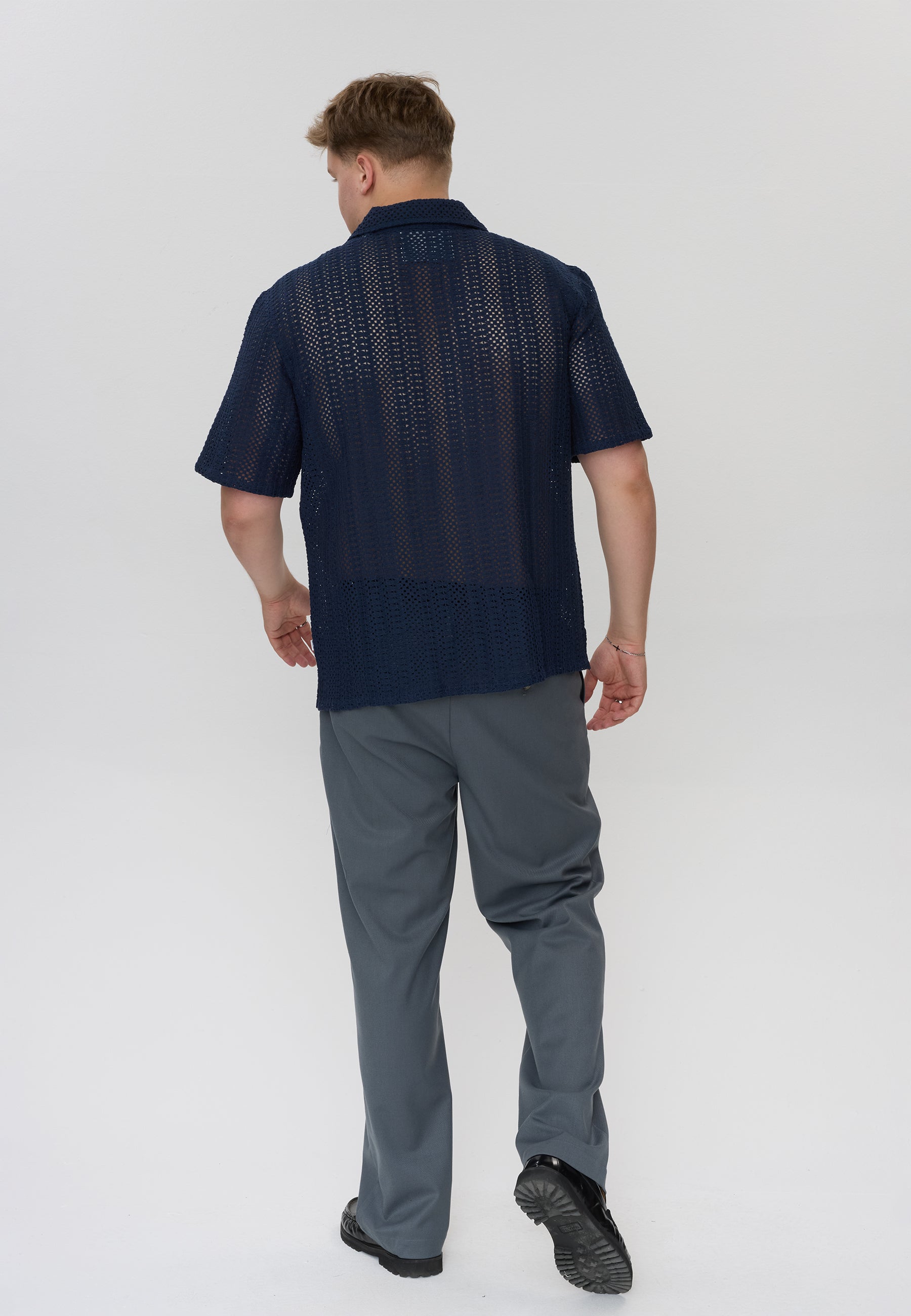 DXNMXRK. DXFouad Shirt navy