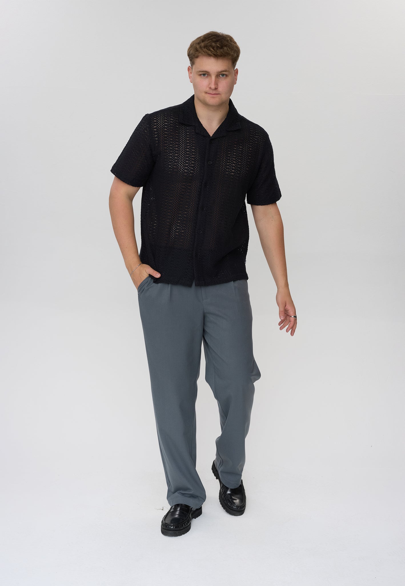 DXNMXRK. DXGalal Shirt Black