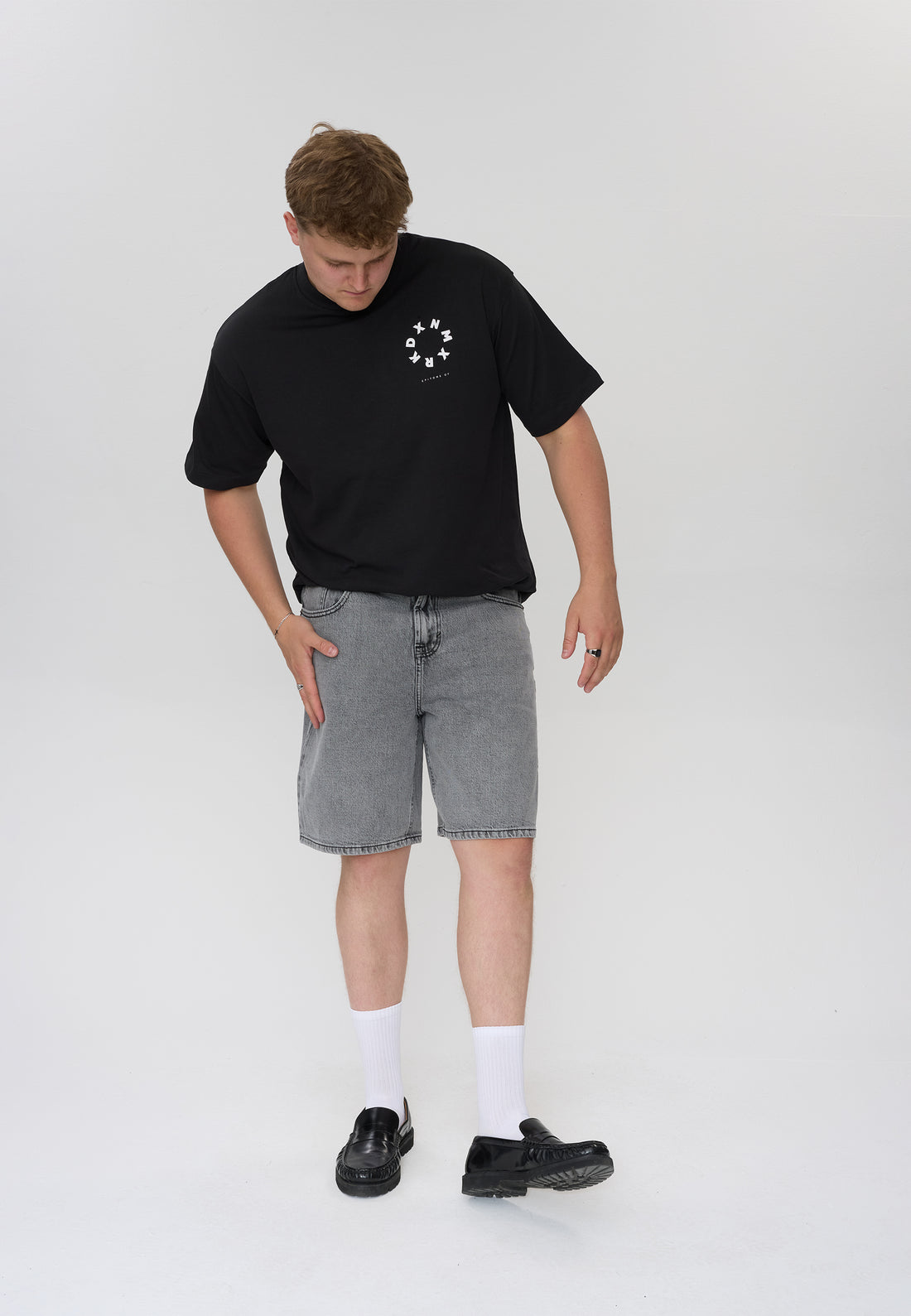 DXNMXRK. DXGeran Shorts Grey