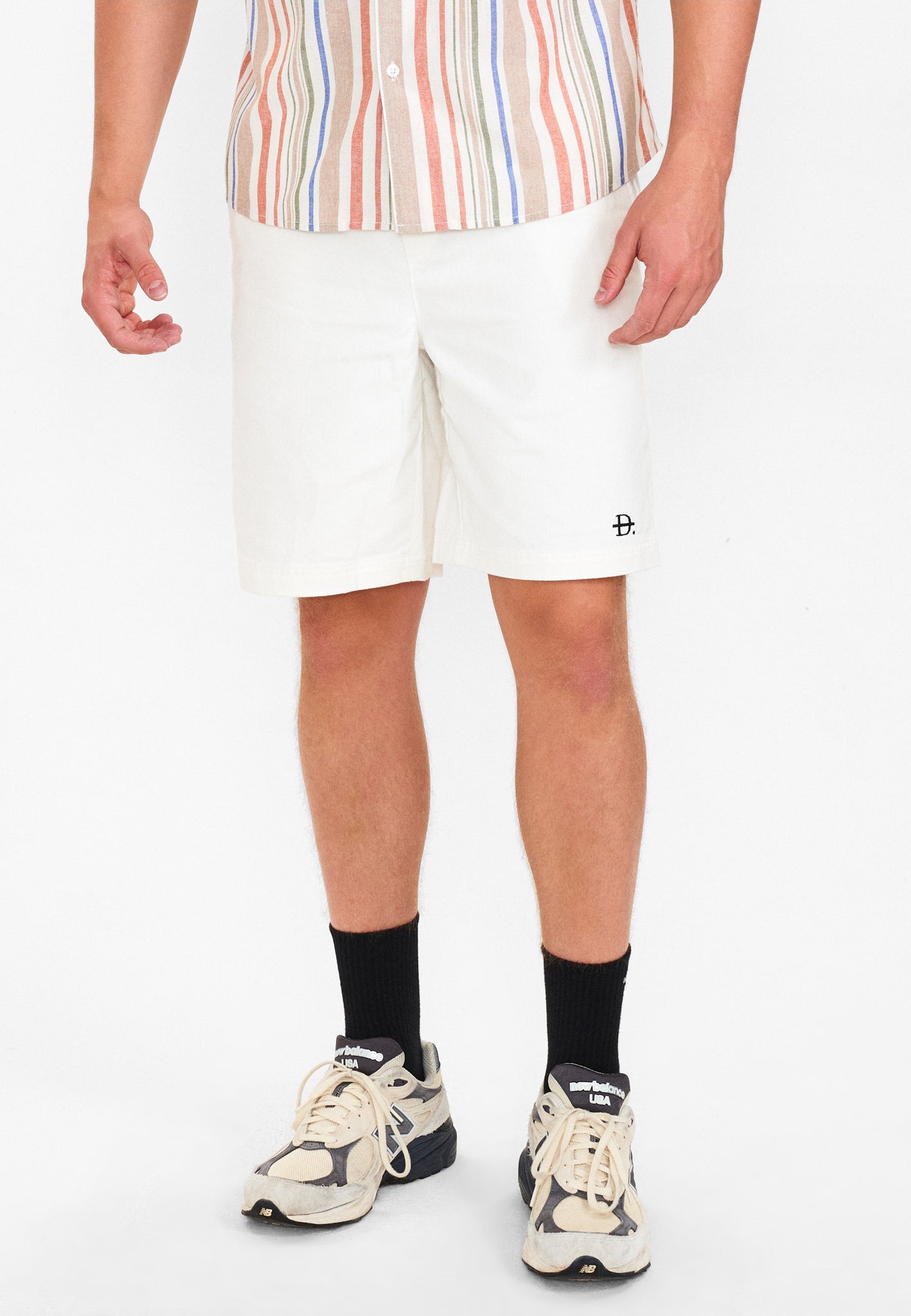 DXNMXRK. DX-Charles Shorts White