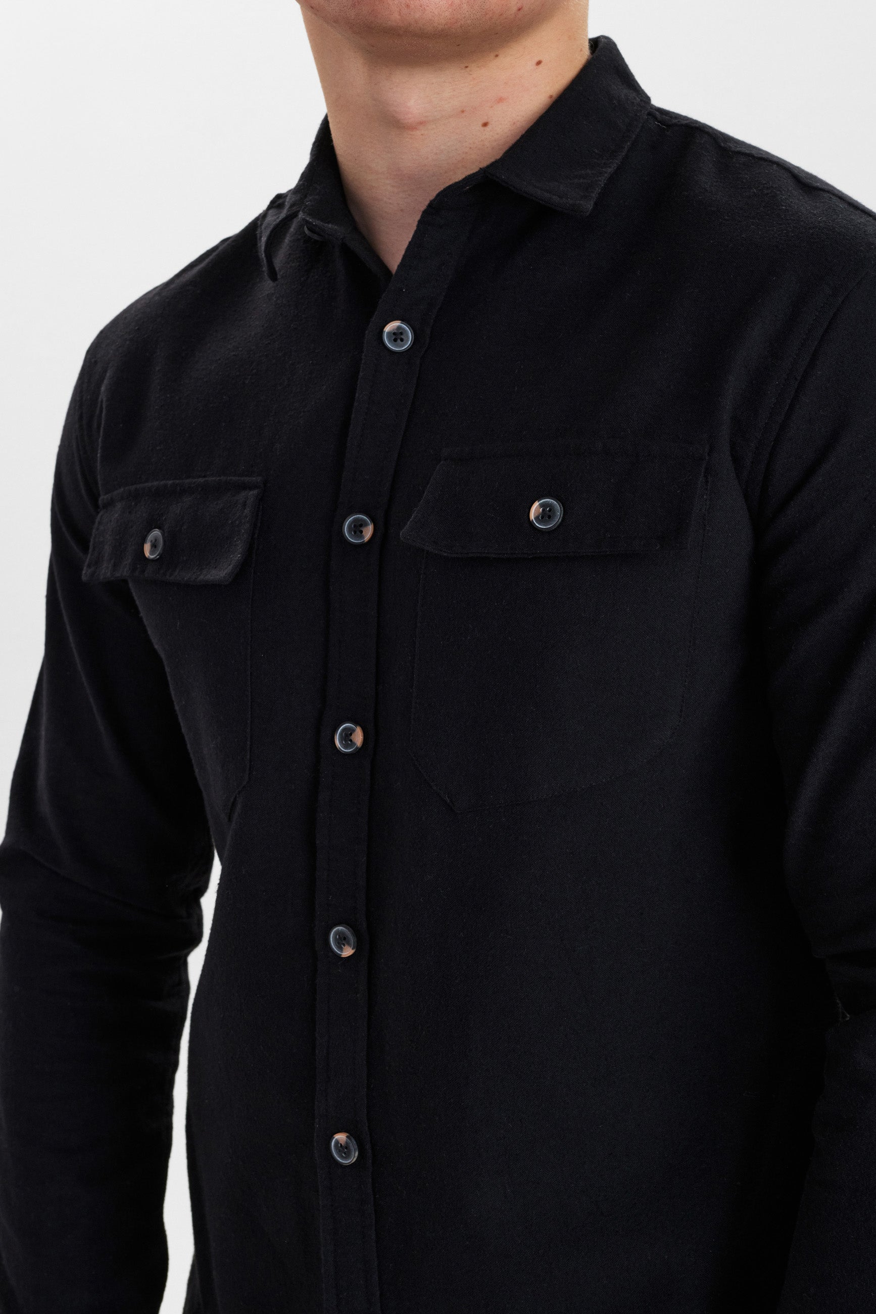 DXNMXRK. DX-Cornel Overshirt Black