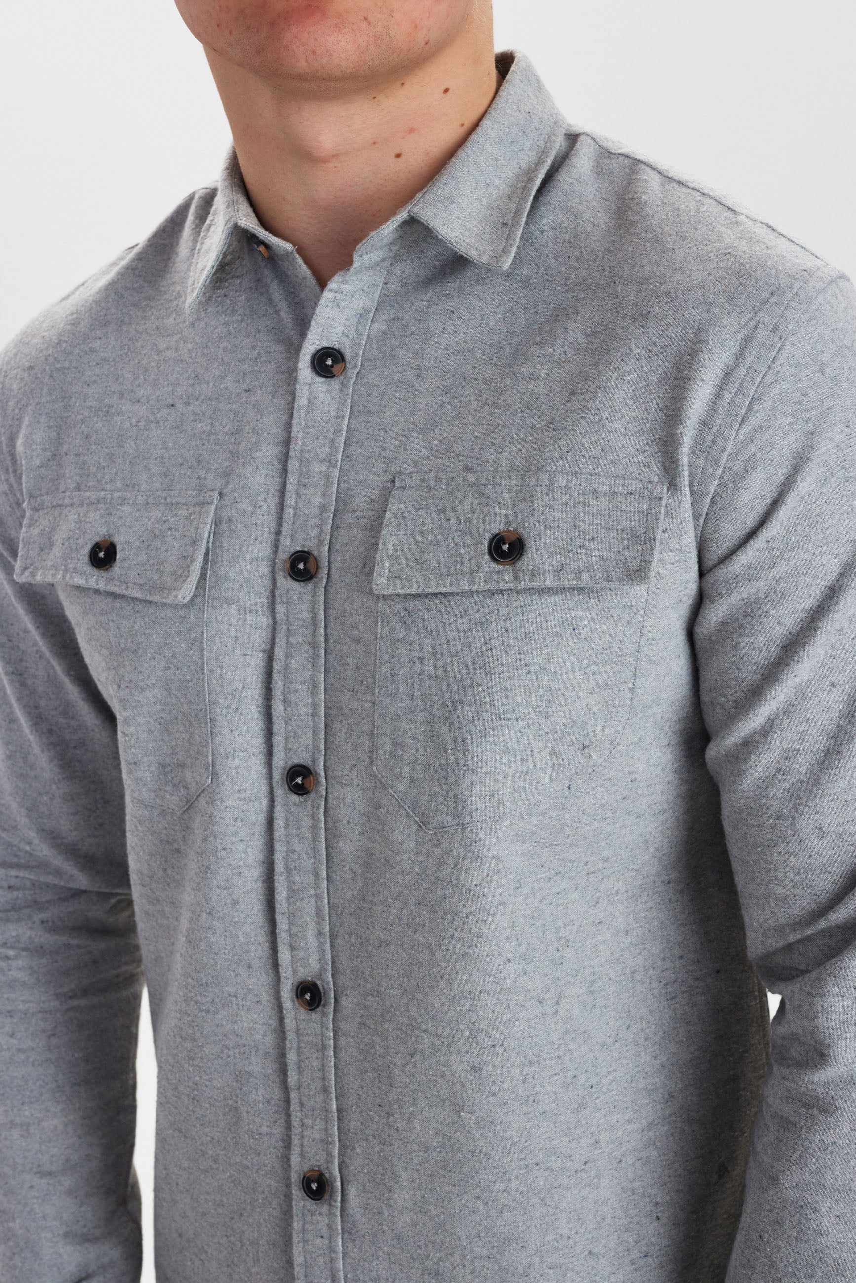 DXNMXRK. DX-Cornel Overshirt Mirage Grey