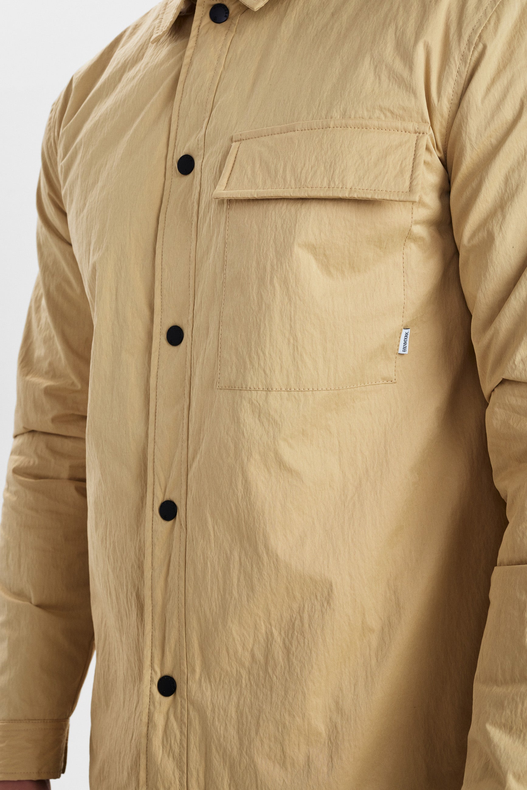 DXNMXRK. DX-Ebenezer Overshirt Sand