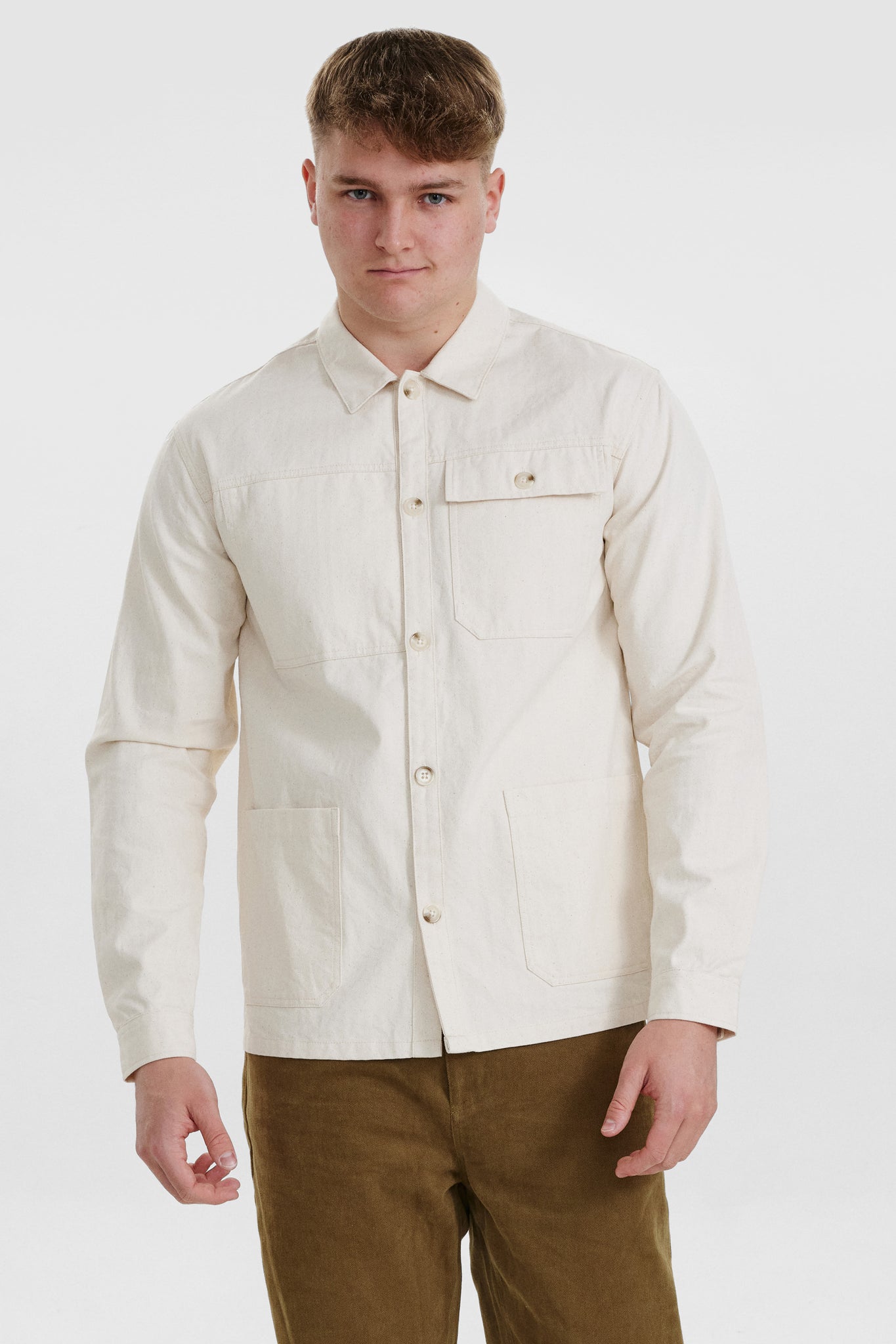 DXNMXRK. DX-Ector Overshirt Tofu