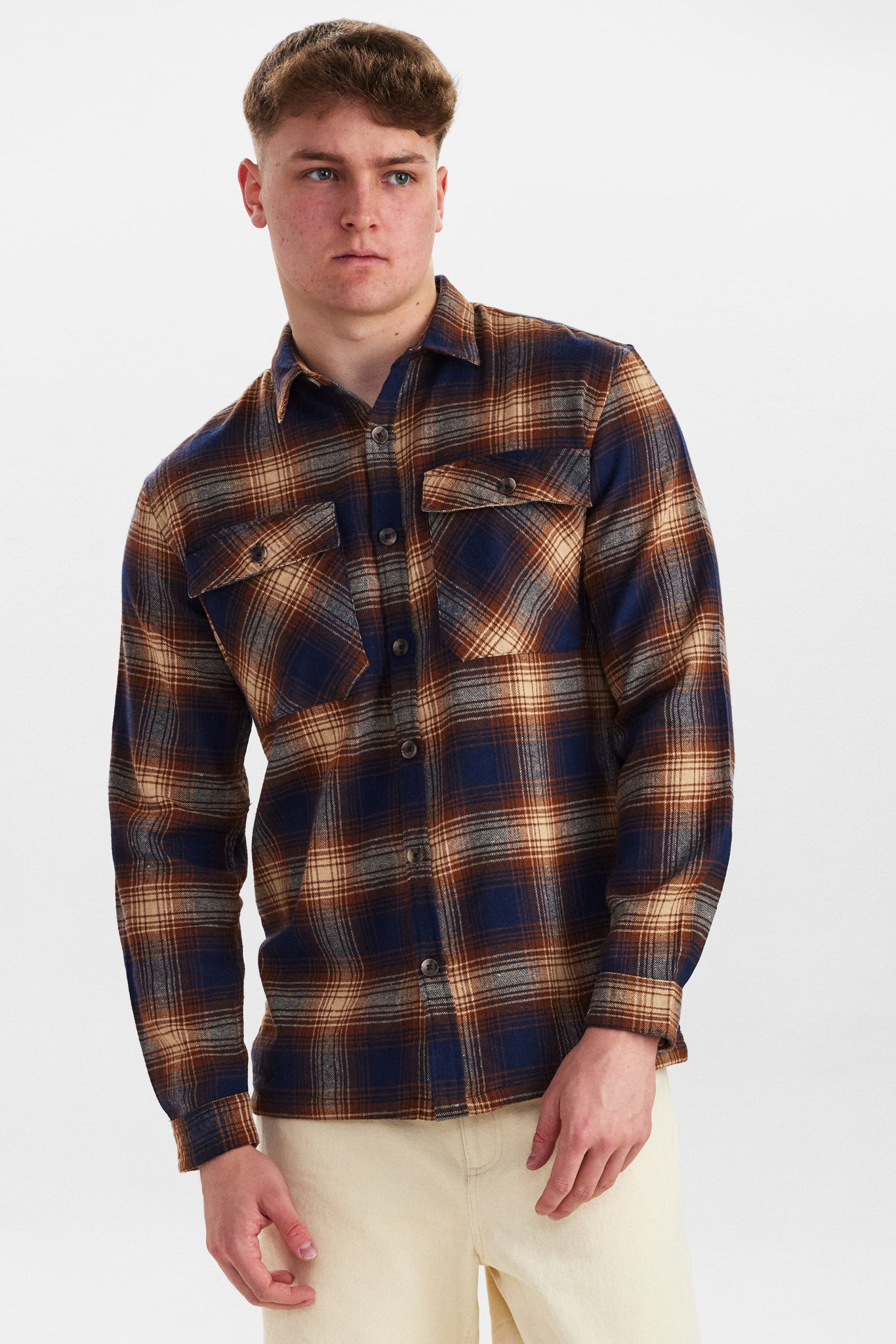 DXNMXRK. DX-Edlef Shirt Dark Brown