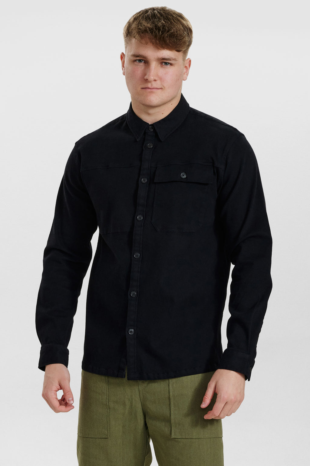 DXNMXRK. DX-Eliot Overshirt Black