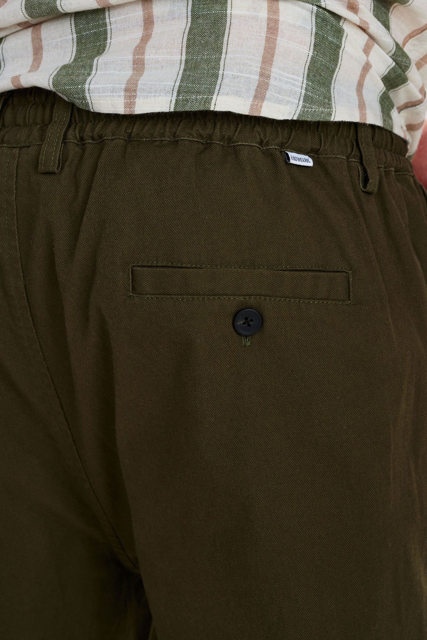 DXNMXRK. DX-Elmo Pants Army green