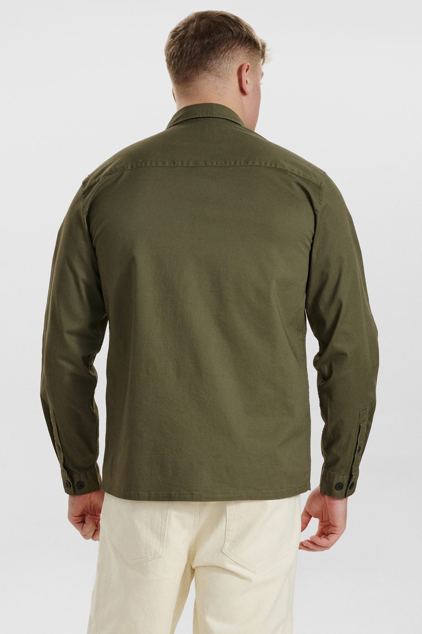 DXNMXRK. DX-Elwin Overshirt Deep Lichen Green