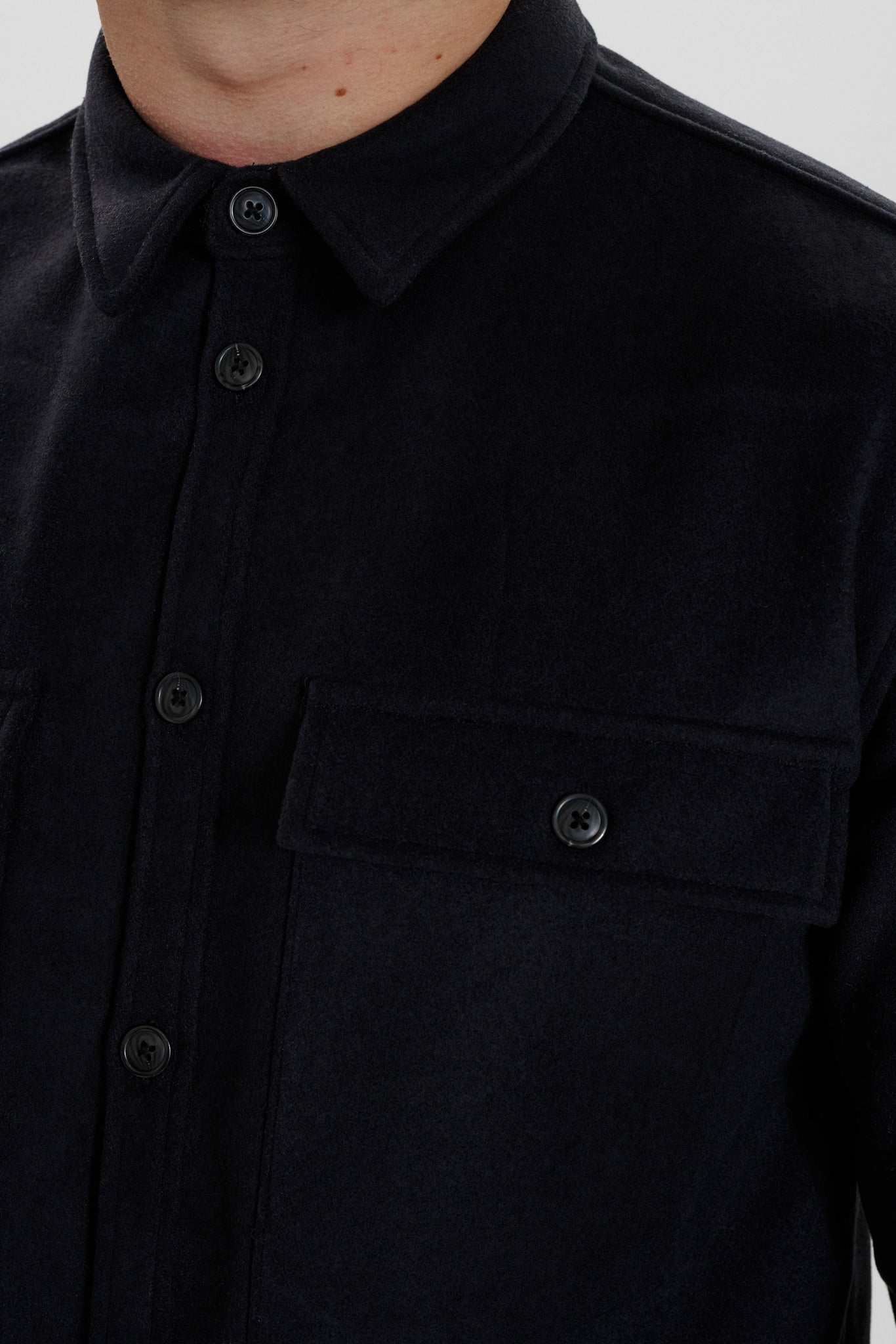 DXNMXRK. DX-Emil Overshirt Dark navy